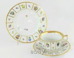 ROYAL COPENHAGEN HENRIETTE Tea SET (3 pieces) cup saucer plate, 5 available