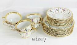 ROYAL COPENHAGEN HENRIETTE Tea Set SERVICE for 6 (18 pieces) cups saucers plates