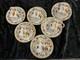 Royal Crown Derby Asian Rose Gadroon Can Tea Cup & Saucer England Six