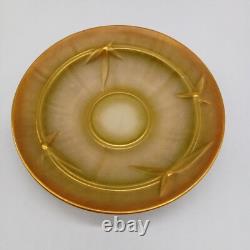 ROYAL WORCESTER Antique 1909 Aesthetic Movement Blush Ivory Bamboo Tea Cup