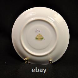 Ransom 6 Cups & Saucers Japan 1952+ Floral Cartouchs Yellow Orange Gold 6 Oz Ea