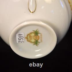 Ransom 6 Cups & Saucers Japan 1952+ Floral Cartouchs Yellow Orange Gold 6 Oz Ea