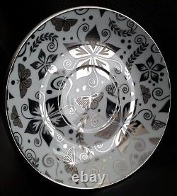 Rare & Absolutely Beautiful Vintage 24ct White Gold Gilded China Tea Set