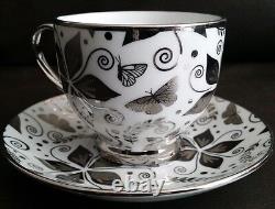 Rare & Absolutely Beautiful Vintage 24ct White Gold Gilded China Tea Set