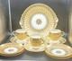 Rare Antique Chamberlain China 3× Cups, 7× Saucers & 1 × Server/ Cake Plate
