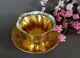 Rare Dresden Hand Painted Jeweled & Gold Cabinet Cup & Saucer