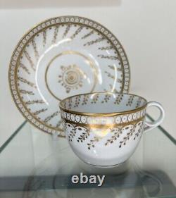 Rare Early 19thC Minton Gilt Decorated Tea Cup & Saucer
