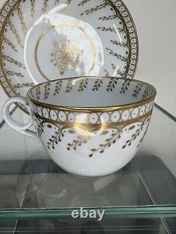 Rare Early 19thC Minton Gilt Decorated Tea Cup & Saucer