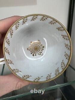 Rare Early 19thC Minton Gilt Decorated Tea Cup & Saucer