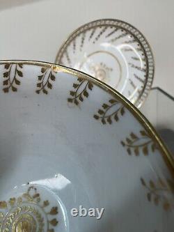 Rare Early 19thC Minton Gilt Decorated Tea Cup & Saucer