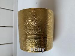 Rare Minton H4601 Rich Gold Encrusted Roses & Branches Coffee Cup & Saucer Set