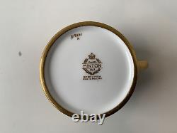 Rare Minton H4601 Rich Gold Encrusted Roses & Branches Coffee Cup & Saucer Set