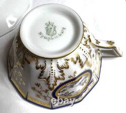 Rare Nymphenburg Porcelain Pearl King Demitasse Cup & Saucer Gorgeous Mint