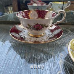 Rare Paragon Fine China 3x Cups And Saucers For Her Majesty The Queen