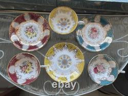 Rare Paragon Fine China 3x Cups And Saucers For Her Majesty The Queen