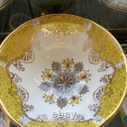 Rare Paragon Fine China 3x Cups And Saucers For Her Majesty The Queen