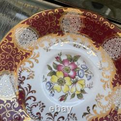 Rare Paragon Fine China 3x Cups And Saucers For Her Majesty The Queen