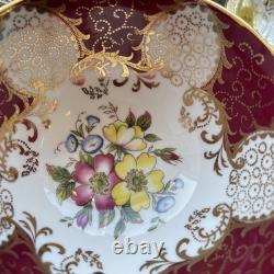 Rare Paragon Fine China 3x Cups And Saucers For Her Majesty The Queen