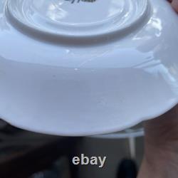 Rare Paragon Fine China 3x Cups And Saucers For Her Majesty The Queen