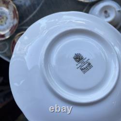 Rare Paragon Fine China 3x Cups And Saucers For Her Majesty The Queen