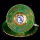 Rare Paragon Floating Pansy On Gold Cup & Saucer Hand Painted