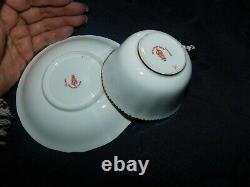 Rare Royal Crown Derby Cup & Saucer Lavish Gilding 4158