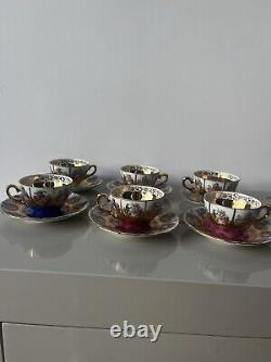 Rare Vintage Adler Love Story Tea Set With Gold
