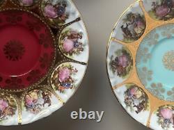 Rare Vintage Adler Love Story Tea Set With Gold