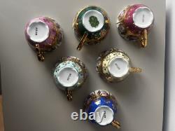 Rare Vintage Adler Love Story Tea Set With Gold