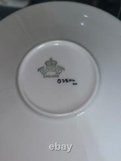 Rare Vintage Aynsley B380 Gold Honeycomb & Hand-Painted Enamel Tea Set 13 Piec