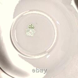 Rare Vintage Aynsley Red & Gold Floral Trio Tea Cups & Saucers X 4 Set Excellent