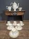 Rare Vintage Victorian Hammersley & Co Tea Set In Cream & Gold Nr 1384