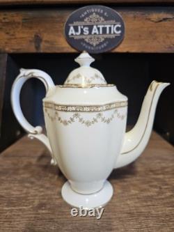 Rare Vintage Victorian Hammersley & Co Tea Set In Cream & Gold Nr 1384
