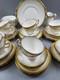 Rare And Exquisite Set Of 41 Minton Biarritz Yellow And Gold K138 Tea Set Dishes