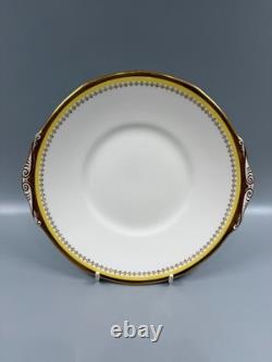 Rare and Exquisite Set of 41 Minton Biarritz Yellow and Gold K138 Tea Set Dishes