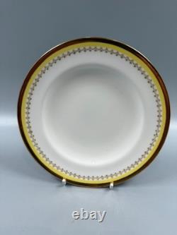 Rare and Exquisite Set of 41 Minton Biarritz Yellow and Gold K138 Tea Set Dishes