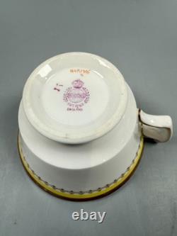 Rare and Exquisite Set of 41 Minton Biarritz Yellow and Gold K138 Tea Set Dishes