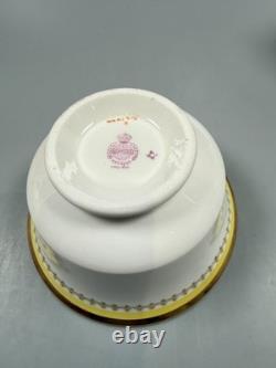Rare and Exquisite Set of 41 Minton Biarritz Yellow and Gold K138 Tea Set Dishes