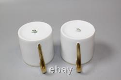 Rare and completely fabulous Edouard Rambaud Limoges coffee cups and saucers