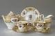 Regency Coalport Ridgeway Rococo Tea Set Cups Saucers Sugar Bowlcreamer Etc Gold