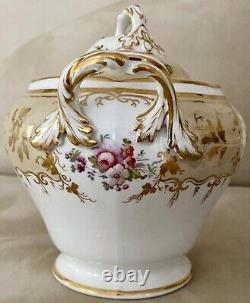 Regency Coalport Ridgeway Rococo Tea Set Cups Saucers Sugar BowlCreamer Etc Gold