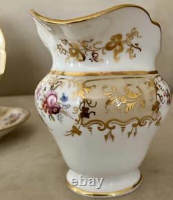 Regency Coalport Ridgeway Rococo Tea Set Cups Saucers Sugar BowlCreamer Etc Gold