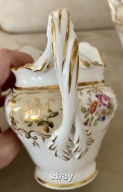 Regency Coalport Ridgeway Rococo Tea Set Cups Saucers Sugar BowlCreamer Etc Gold