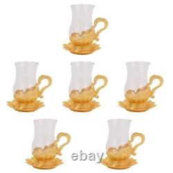 Retro Coffee Cup Tea Cups and Saucers European Teacup Decorative Set