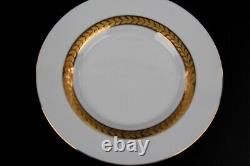 Retroneu Imperial Gold 491B 22K Band Cup & Saucer 1998 Vintage Set Of 8