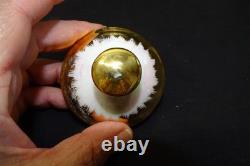 Richard Ginori Demitasse Coffee Pot Cream Sugar Cups Saucers Lustre Gold Flower