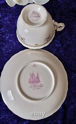 Ridgway Union Wreath Shape teacup and saucer duo, Gift, Tea cup, Vintage