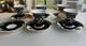 Rosenthal5versace Gold Ivy Cups & 6 Saucers, Wing Handlesoriginal Box