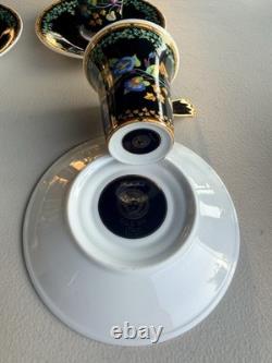 Rosenthal5VERSACE GOLD IVY CUPS & 6 SAUCERS, WING HANDLESOriginal box