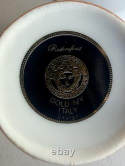 Rosenthal5VERSACE GOLD IVY CUPS & 6 SAUCERS, WING HANDLESOriginal box